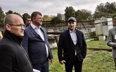 Голова партії «Слуга Народу» Олександр Корнієнко, разом з колегами-народними депутатами відвідали Рівнеоблводоканал